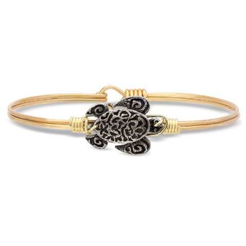 Luca + Danni Sea Turtle Bangle Bracelet