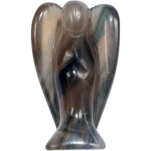 Stone Carving Figurine - Fluorite Angel