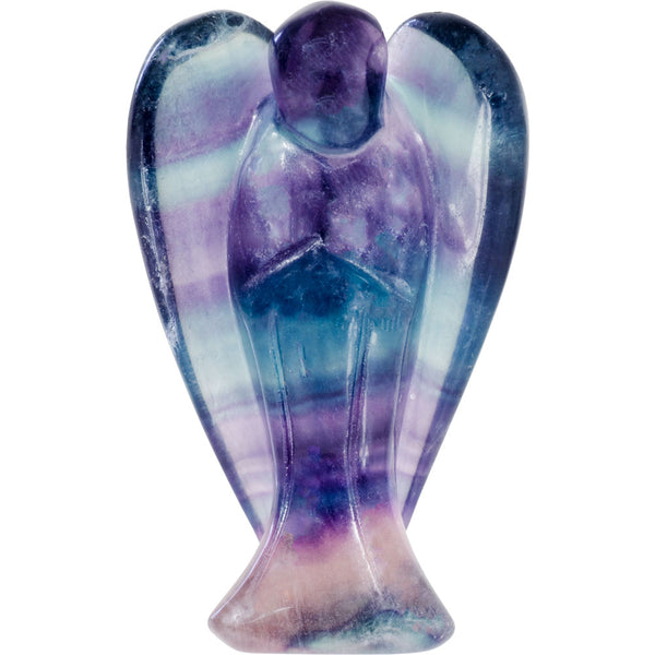 Stone Carving Figurine - Fluorite Angel