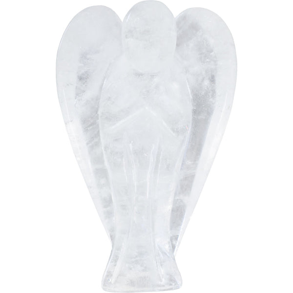 Stone Carving Figurine - Clear Quartz  Angel