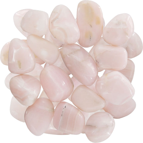 Tumbled Stones Pink Mangano Calcite