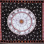 Table cover with Zodiac