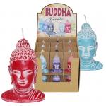 Buddha Head Candle
