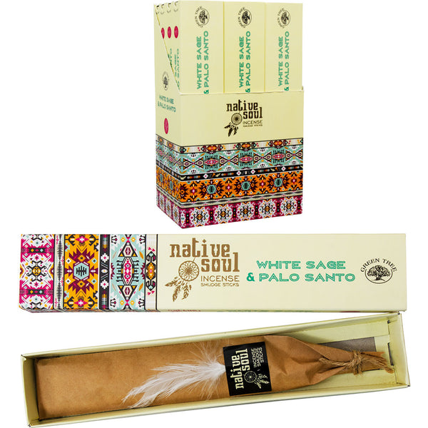 Green Tree Incense 15 gr - White Sage & Palo