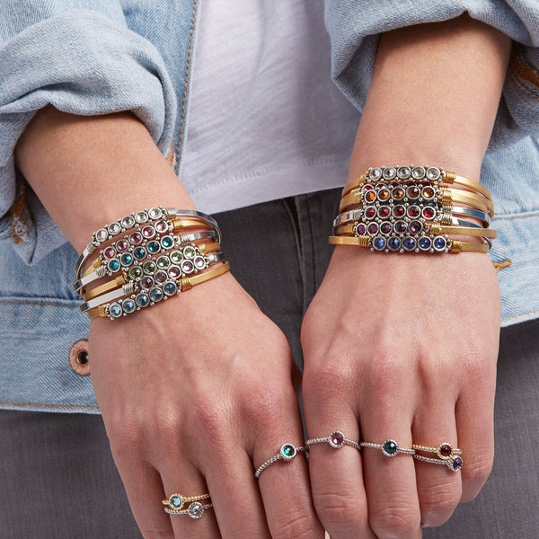 Luca + Danni January Birthstone Cuff Bracelet