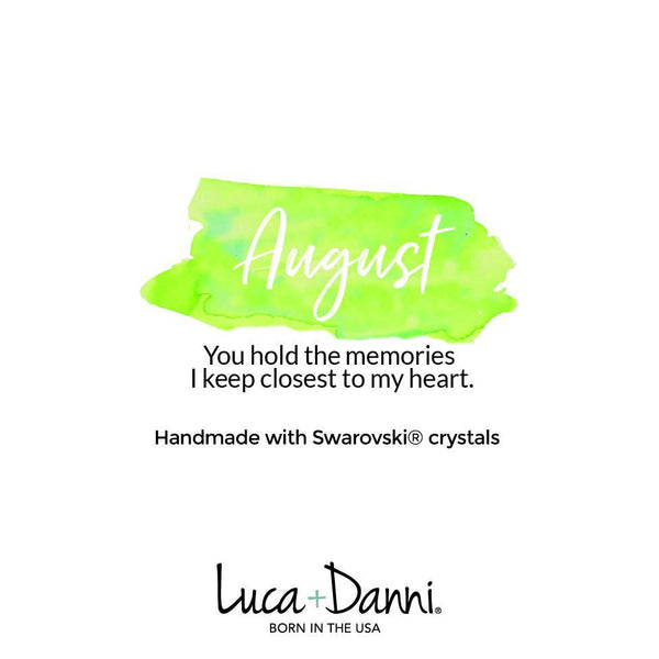 Luca + Danni August Birthstone Bracelet