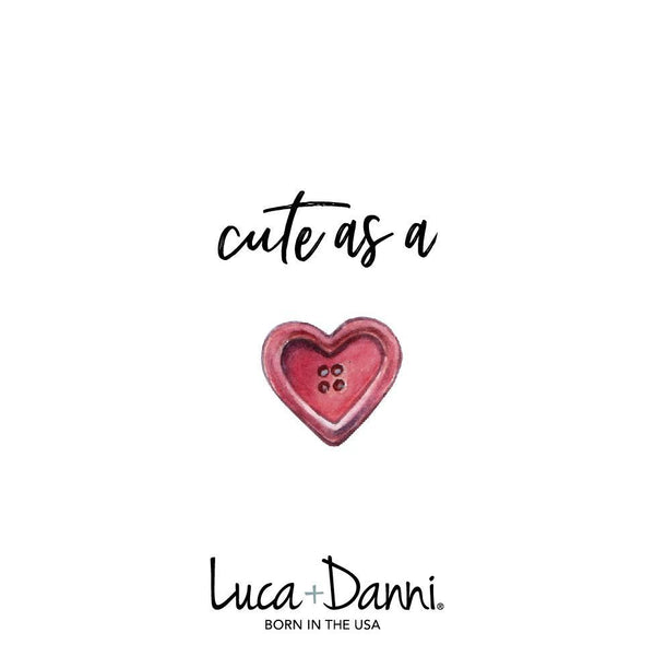 Luca + Danni Cute as a Button Bangle Bracelet