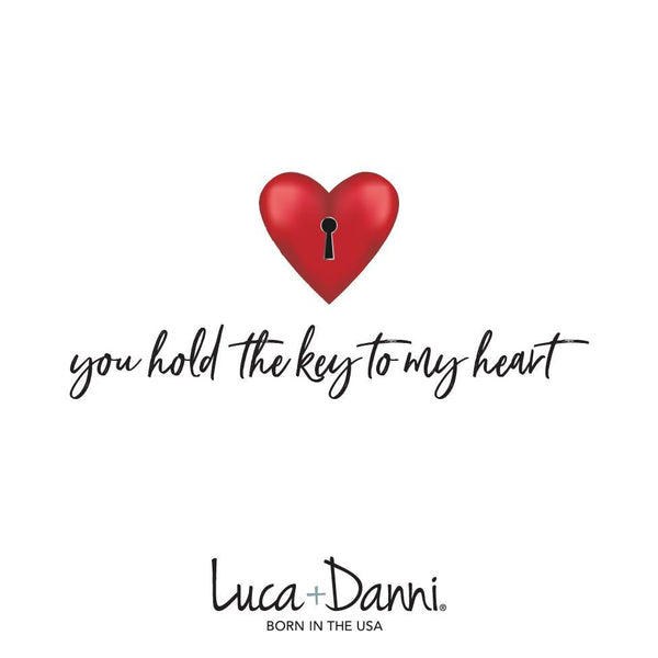 Luca + Danni Key to My Heart Bangle Bracelet