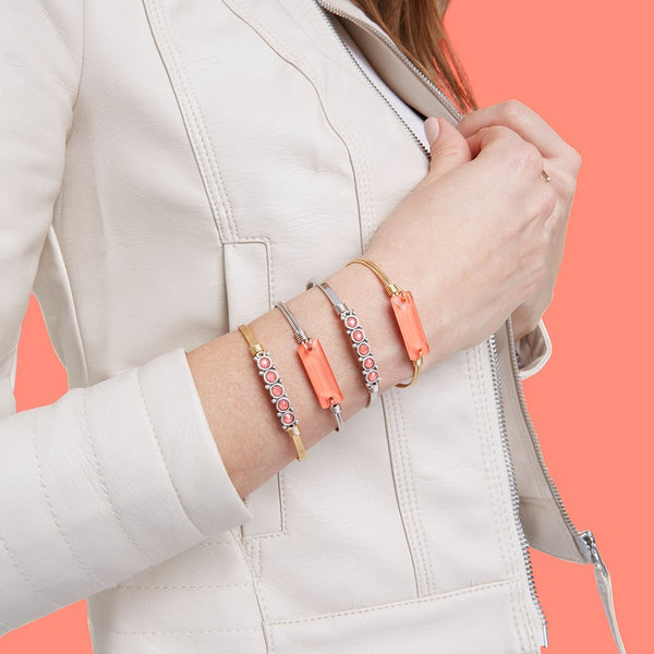 Luca + Danni Hudson Bangle Bracelet in Living Coral