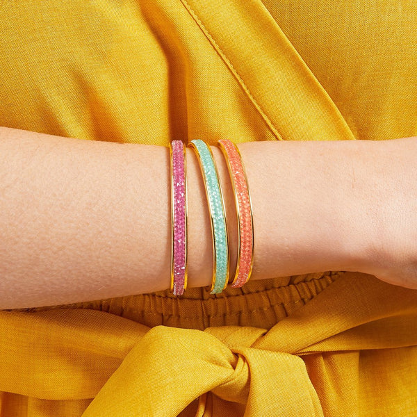 Luca + Danni Druzy Channel Cuff in Mint