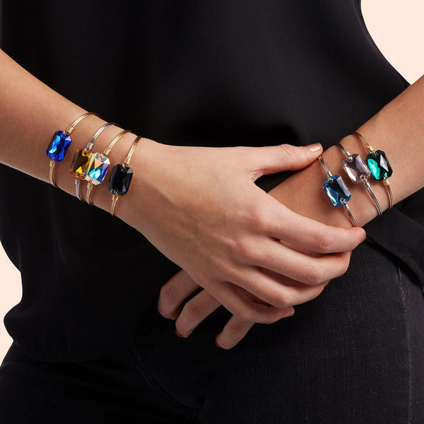 Luca + Danni Dylan Bangle Bracelet in Majestic Blue
