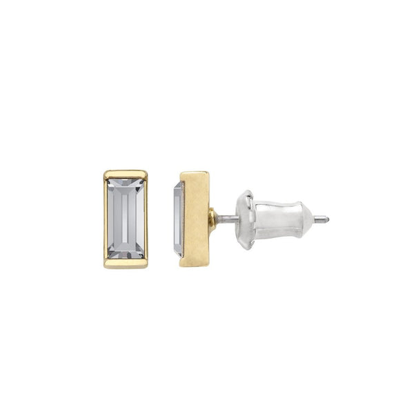 Luca + Danni Mini Hudson Stud Earrings in Crystal
