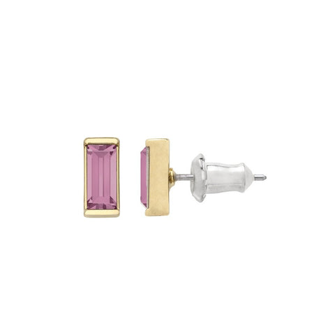 Luca + Danni Mini Hudson Stud Earrings in Light Rose