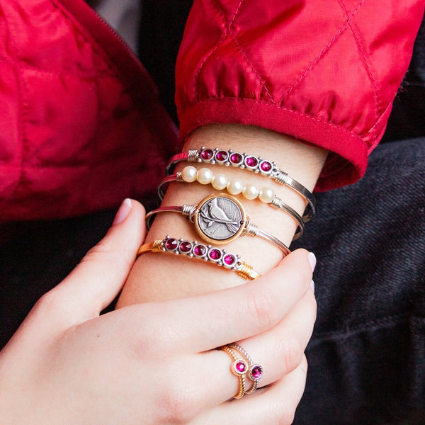 Luca + Danni July Birthstone Cuff Bracelet