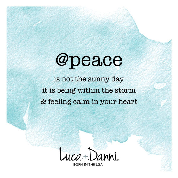 Luca + Danni At Peace Bangle Bracelet