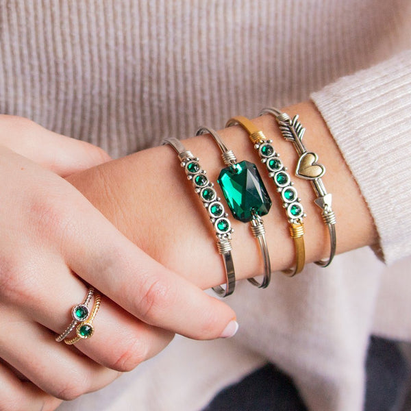 Luca + Danni May Birthstone Cuff Bracelet