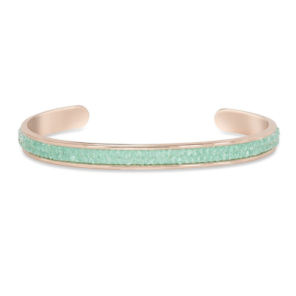 Luca + Danni Druzy Channel Cuff in Mint