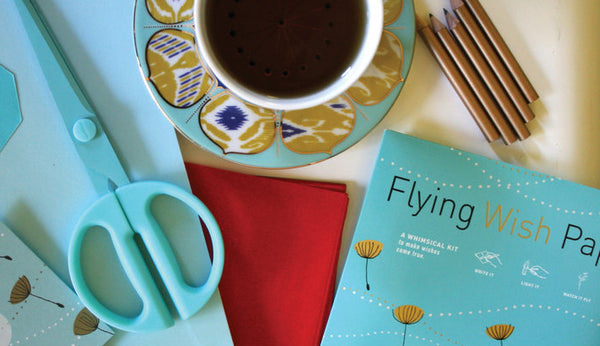 Flying Wish Paper - Floating Dandelion Puffs large kit