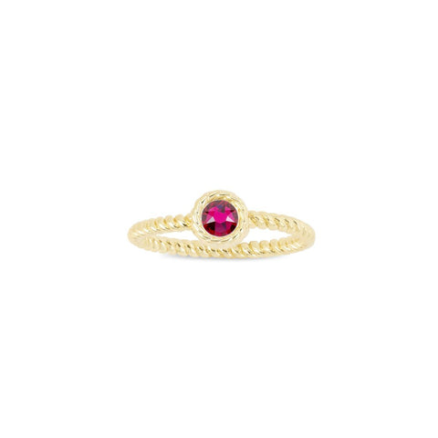 Luca + Danni July Birthstone Ring