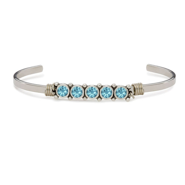 Luca + Danni March Birthstone Cuff Bracelet