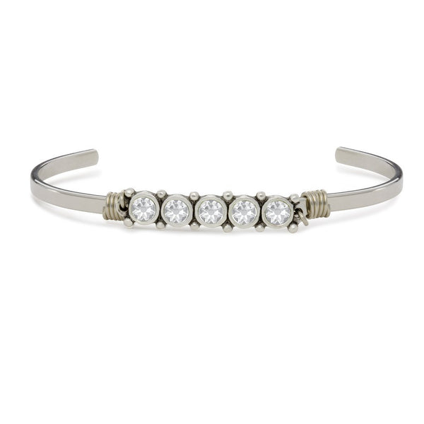 Luca + Danni April Birthstone Cuff Bracelet