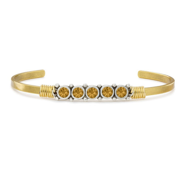 Luca + Danni November Birthstone Bangle Bracelet