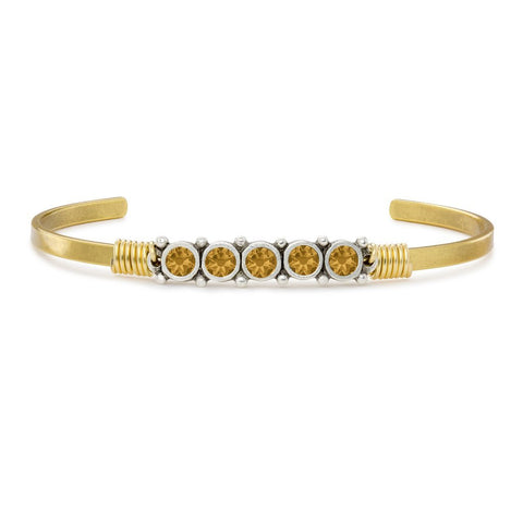 Luca + Danni November Birthstone Bangle Bracelet