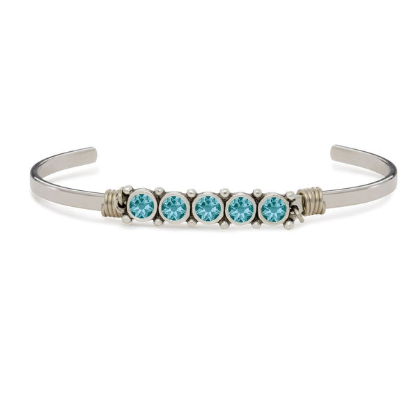 Luca + Danni December Birthstone Bangle Bracelet