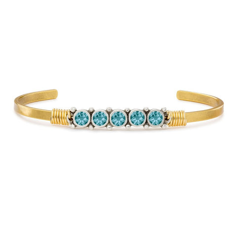 Luca + Danni December Birthstone Bangle Bracelet