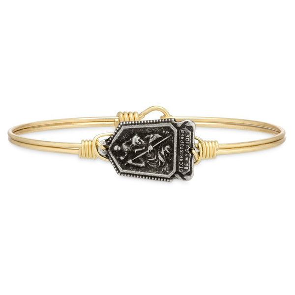Luca + Danni St. Christopher Bangle Bracelet