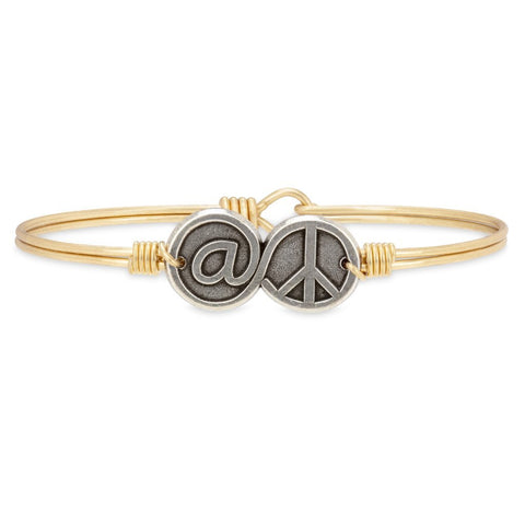 Luca + Danni At Peace Bangle Bracelet