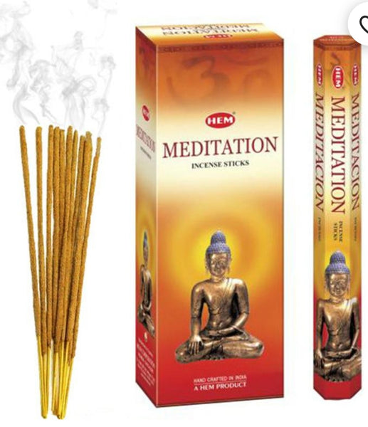 Hem Square Pack Incense 8 gr Meditation
