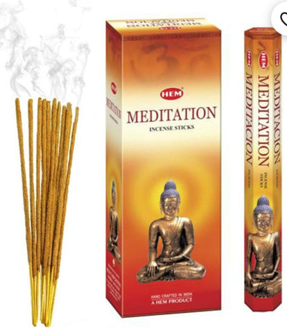 Hem Square Pack Incense 8 gr Meditation