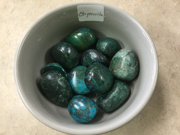 Large Chrysocolla Tumbled Stones