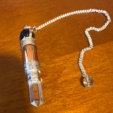 Cooper Pendulum with Amethyst