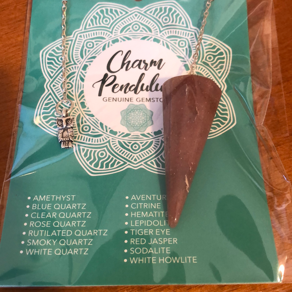 Red Jasper Charm Pendulum