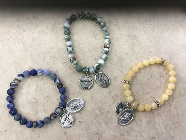 Beautiful You Beads St Christopher Charm