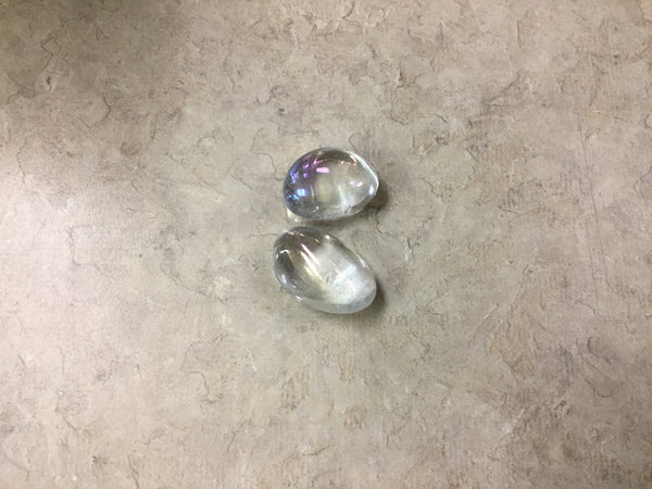 Angel White Aura Medium Polished Stones