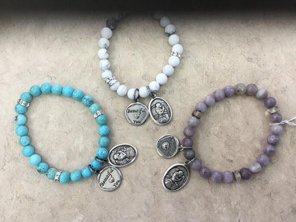 Beautiful You Beads St. Gabriel Charm