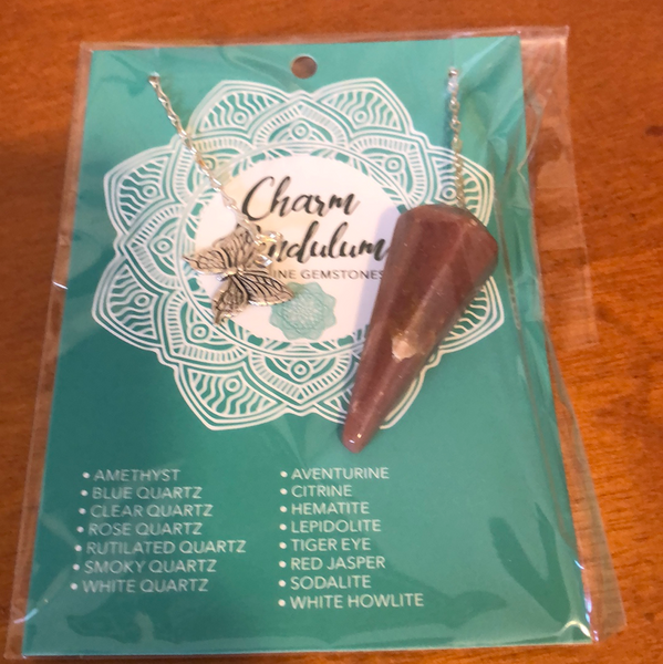 Red Jasper Charm Pendulum