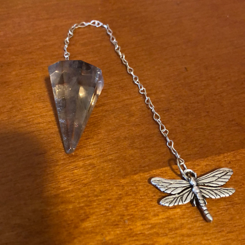 Smoky Quartz with Charm