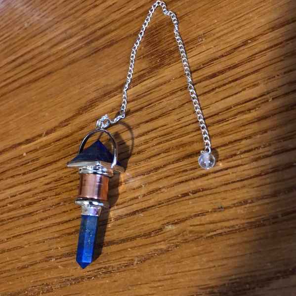 Pendulum Lapis Pyramid w/ Lapis Point