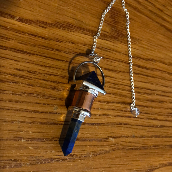 Pendulum Lapis Pyramid w/ Lapis Point