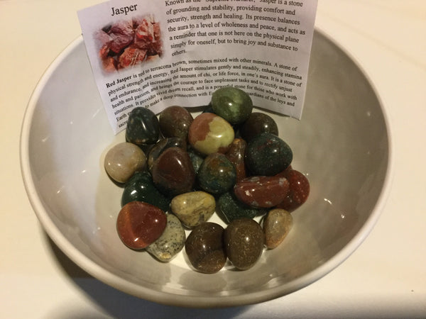 Fancy Jasper Tumbled Stone