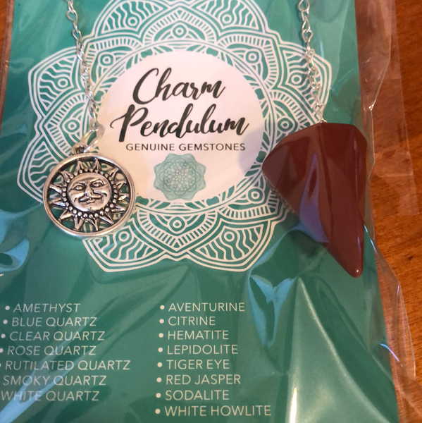 Red Jasper Charm Pendulum