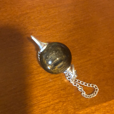Tiger Eye Ball Pendulum