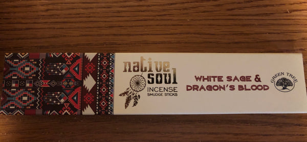 White sage and dragons blood