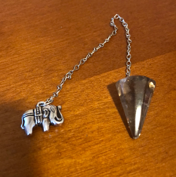 Smoky Quartz with Charm