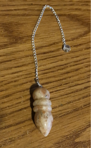 Gemstone polished Pendulum-Sunstone