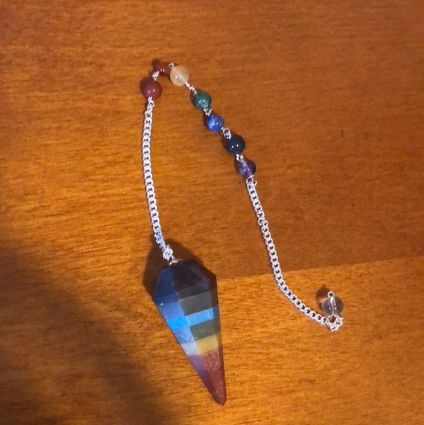 Seven Chakra Beads Pendulum